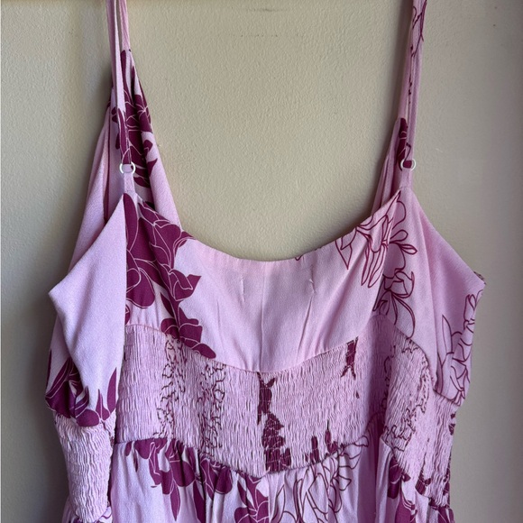 Ava Sky Fighting Eel Plumeria Romper - Picture 4 of 5